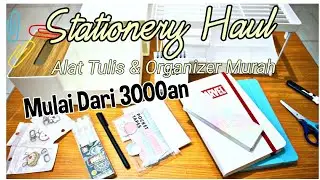 Shopee Stationery Haul mulai 3000an | Stationery MURAH Amunisi 2022