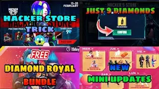 💎 just spend 9 diamonds in hacker store | new trick | new mini updates | 201% working | tamil 💎