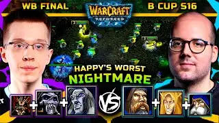 Happy's Worst NIGHTMARE 😨 PALA RIFLE Play by Starbuck | B-Cup 16 WB Final | Warcraft 3