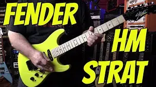 Fender HM Strat - Bring Back the 80's!  Full Demo & Review
