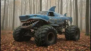 POV ASMR Car Restoration |  Restoring Megalodon Monster Truck to Full Glory