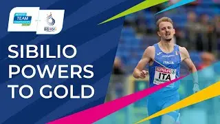 ALESSANDRO SIBILIO POWERS TO GOLD | Men's 400m Hurdles |  Silesia 2023