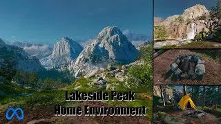 Meta Quest VR - Lakeside Peak Home Environment V.65 Official new Home Oculus / Meta Quest