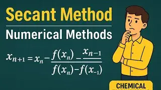 Secant Method Made Simple 🔁 Fast Root Finding for Non-Linear Equations! #numericalmethods #math