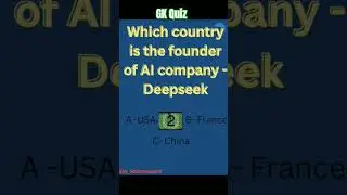 GK Quiz #shortsfeed #shortstrend #DeepseekAI