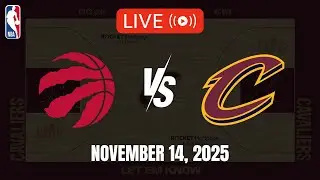 NBA LIVE! TORONTO RAPTORS vs CLEVELAND CAVALIERS | 2025-26 NBA SEASON | November 14, 2025 | NBA 2K26