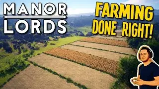 Manor Lords | الحلقة 2 🌱 أول حصاد… وبداية الغنى!