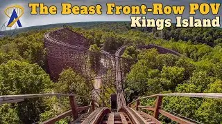 The Beast Wooden Roller Coaster Front Row POV at Kings Island