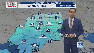 Monday night forecast: Another hard freeze overnight