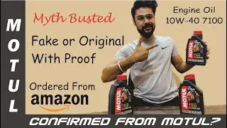 MOTUL FAKE OR ORIGINAL | WITH PROOF | CONFIRMED FROM MOTUL