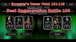 MK Mobile Sorcerer's Tower Fatal | 101 - 115 +  Rewards |