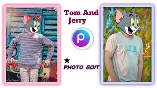 How To Add Tom And Jerry Face.Tom And Jerry Face Cut Photo Editing Tutorial.😯😯😯