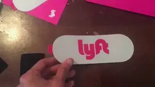 Removable Lyft Sticker Tutorial
