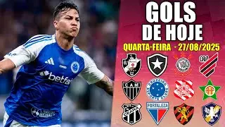 ⚽ TODOS OS GOLS DESTA QUARTA-FEIRA 27/08/2025 - GOLS DO DIA, GOLS DE HOJE, COPA DO BRASIL (COMPLETO)
