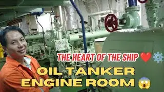 Ever Seen Inside an Oil Tanker Engine Room? 😳 Incredible Machinery Tour! ⚙️