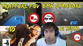 BLUR E MARZA REACTION A BAD DRIVERS OF ITALY! #1