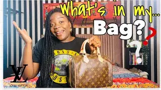 WHAT'S IN MY BAG? 2021 | LOUIS VUITTON SPEEDY B 25 | PLUS BONUS CHIT CHAT HONESTY HOUR WITH CHEE