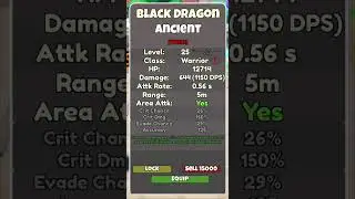 Units Battlegrounds Max Black Dragon mod Titan #roblox #games #gaming #Black Dragon