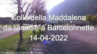 Colle della Maddalena da Vinadio a Barcelonnette 14-04-2022