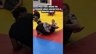 PSA: Leg locks are for everyone, white to black. Learn them, keep yourself safe regardless of rules