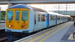 12 Car London Northwestern Railway Class 319s at Milton Keynes Central - 18/07/19
