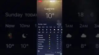 Rare iOS weather animation: Hot (night, read desc)