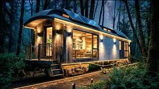 I Transformed an Abandoned Wagon into a Cozy Wooden Home | ASMR