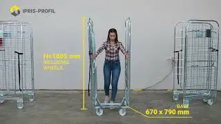 Entrance #rollcage with galvanised surface ARK.01. Manufacturer #Ipris_Profile, Ukraine