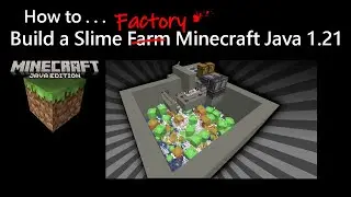 How To Build a Slime Farm Factory in Minecraft Java 1.21