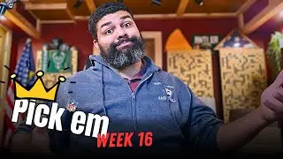 Week 16 NFL Picks | @AlphaTylerContent Has a 5-Game Lead&hellip; Can I Catch Him?