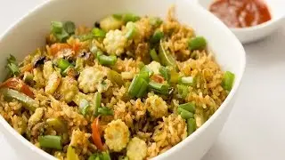 Babycorn and Black Pepper Fried Rice