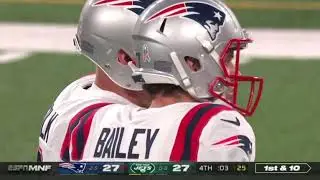 Nick Folk Game winning field goal vs Jets | Week 9 NFL highlights