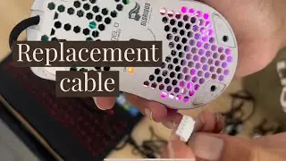 How to replace glorious model o cable