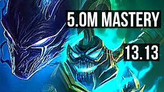 NOCTURNE vs HECA (JNG) | 5.0M mastery, 800+ games, Dominating | EUW Master | 13.13