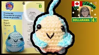 Dollarama Crochet Shark Kit Review | Castle Craft | Crochet in the Round!