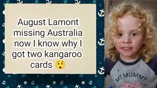 AUGUST LAMONT missing Australia,that's why I got two kangaroo cards 😲