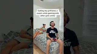 Calling My Girlfriend a Cousin While Gaming With Other Girls Online😬 #shorts