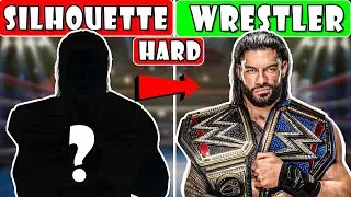 Guess the Wrestlers by their Silhouette💪🤼 99% fail | Wrestling Fan | Wrestler Quiz 2024 |