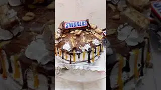 snicker cake #shorts #cake #viral #trending #snickers