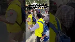 Delhi DTC MARSHAL PROTEST 10/10/2023
