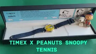 Watch Snoopy Playing Tennis on Your Wrist! Timex Marlin Snoopy Tennis Re-Issue.