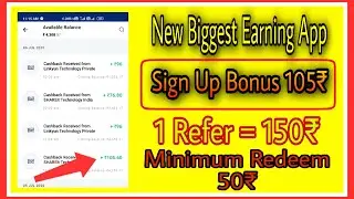 New Biggest Gaming App In 2020||Sign Up Bonus 105rs||Instant Redeem 50rs||Technical Farooqui
