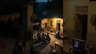 Family Movie Time on the Old TV | Village Life #countryside #heartwarming #scenery #peacefulmoments