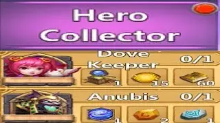 JT's Main 300,000 Rolling Hero Collector DOVE KEEPER LIVE Castle Clash