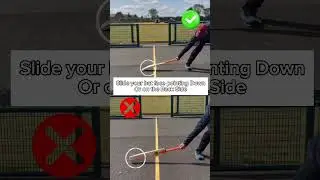 Cricket Tips Running Between wickets : Slide smart, stay low, and always face the ball! #shorts