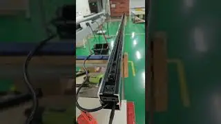 Slim rail automatic sliding door opener, linear magnetic drive door operator.