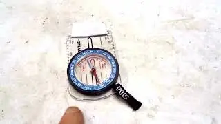 Spinning-monopole magnetism: watch the compass spin!