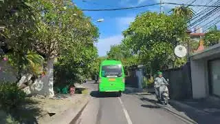 Taxi can drive fast in Bali Traffic