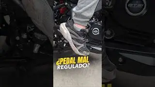 Como regular el freno trasero de una moto #motovlog