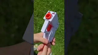 Тестирую крутой nerf minecraft ghast на крипере. #nerf #minecraft #minecraftguns